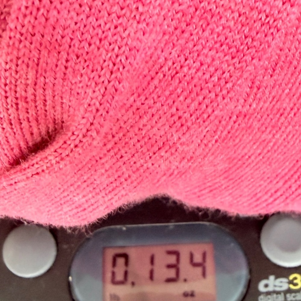 Merino Wool V-Neck Sweater Mens XL Raspberry Red Classic Old Money Quiet Luxury - Picture 12 of 12